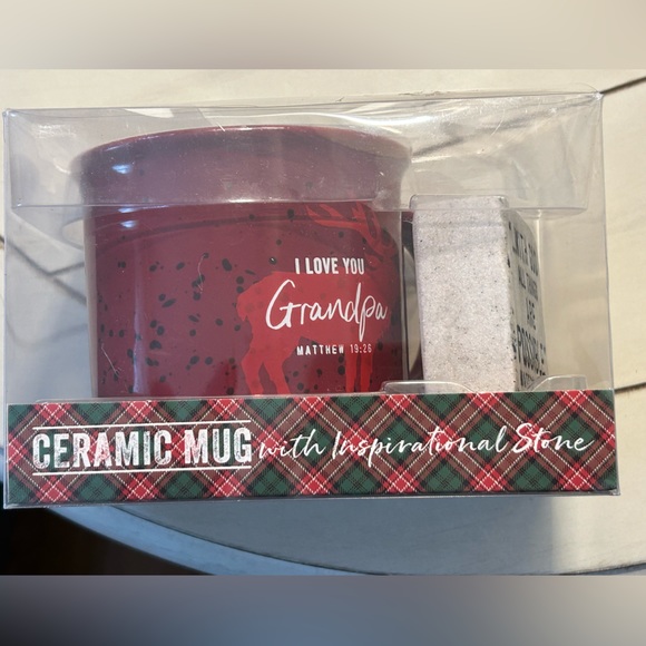 Lighthouse Christian Products Ceramic “Grandpa” Mug with Inspirational Stone - Picture 5 of 7